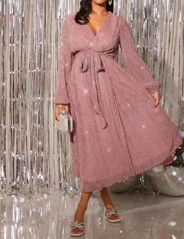 Rochie medie SHEIN Maternity, roz Roz