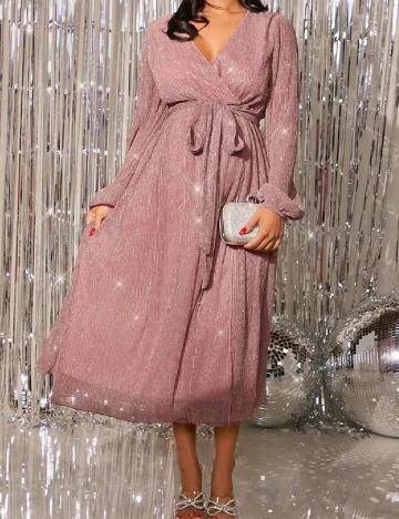Rochie medie SHEIN Maternity, roz Roz