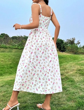 Rochie medie SHEIN, alb