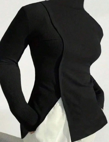 Bluza SHEIN CURVE, negru