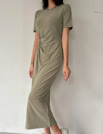 Rochie lunga Dazy, verde