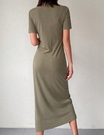 Rochie lunga Dazy, verde