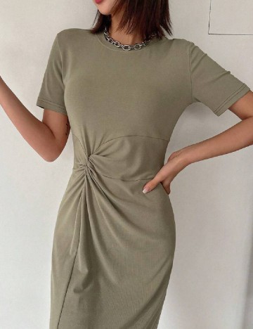 Rochie lunga Dazy, verde