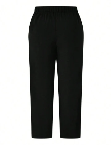 Pantaloni SHEIN CURVE, negru