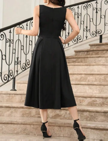 Rochie medie Dazy, negru