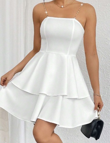 Rochie scurta SHEIN, alb