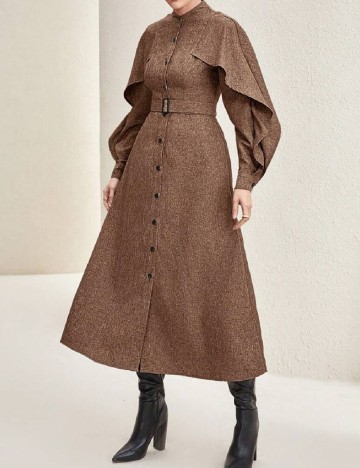 
						Rochie medie SHEIN, maro