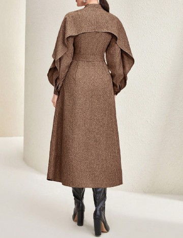 Rochie medie SHEIN, maro