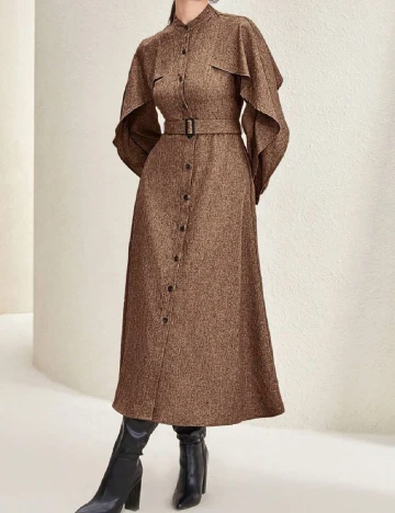 Rochie medie SHEIN, maro Maro