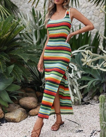 Rochie lunga SHEIN, mix culori