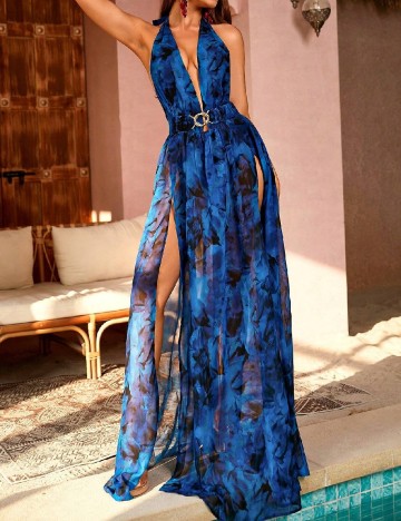 
						Rochie lunga Love&Lemonade, albastru