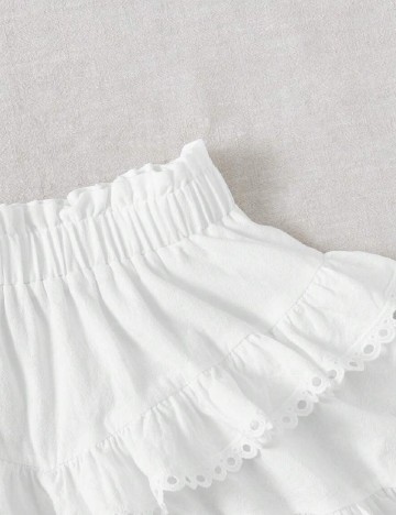 Pantaloni scurti SHEIN, alb