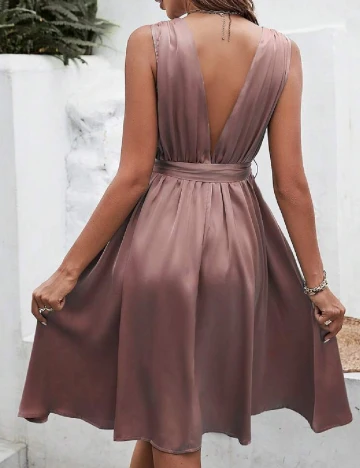 Rochie scurta SHEIN, roz pudra Roz