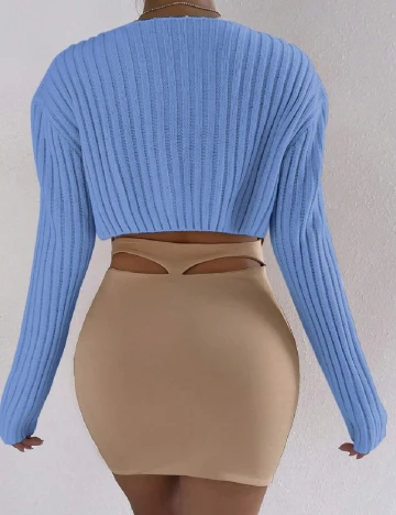 Bolero SHEIN, albastru