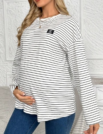 
						Bluza SHEIN Maternity, alb