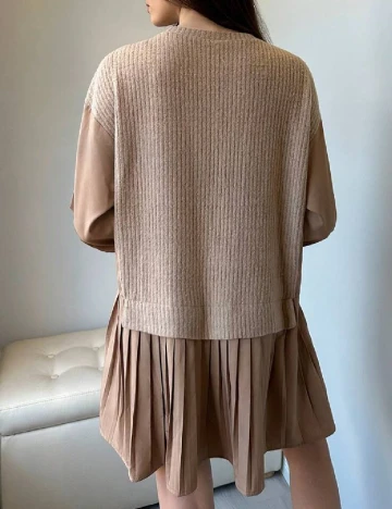 Rochie scurta SHEIN, maro deschis Maro