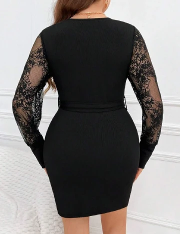 Rochie scurta SHEIN CURVE, negru