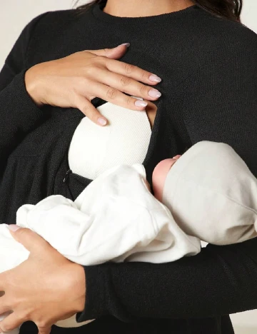 Bluza SHEIN Maternity, negru Negru