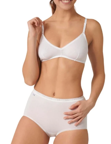 Sutien Sloggi by Triumph, alb Alb