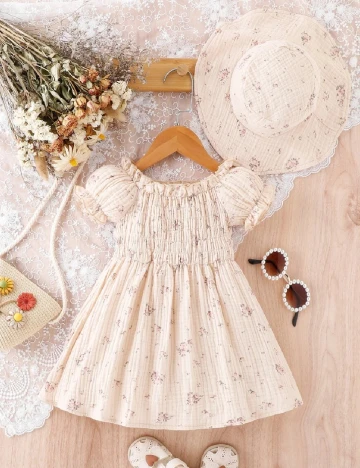 Rochie Shein Kids, crem