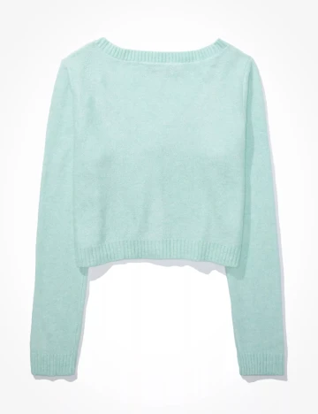 Cardigan American Eagle, turcoaz Verde