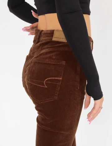 Pantaloni American Eagle, maro