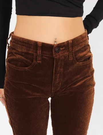 Pantaloni American Eagle, maro