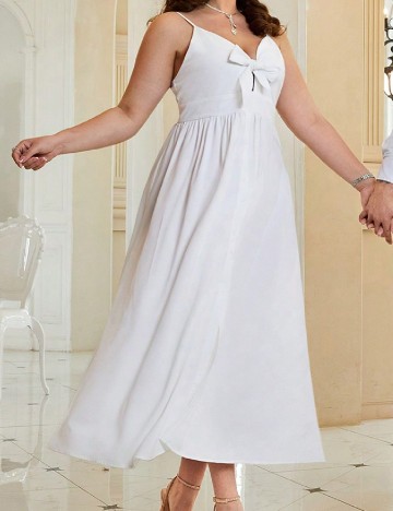 
						Rochie lunga SHEIN CURVE, alb