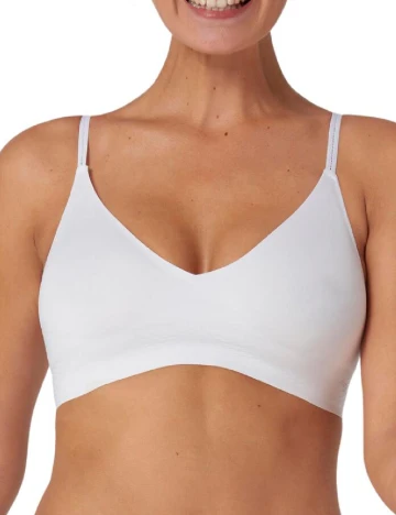 Bustiera Sloggi by Triumph Plus Size, alb