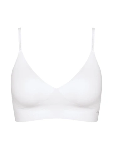 Bustiera Sloggi by Triumph Plus Size, alb