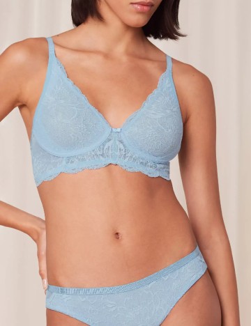 
						Sutien Triumph, albastru