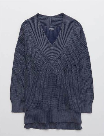 
						Pulover Aerie, bleumarin