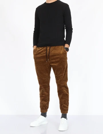 Pantaloni American Eagle, maro