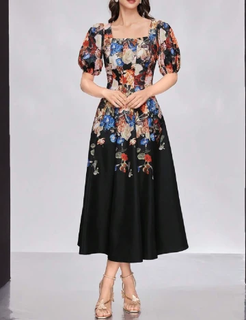 Rochie medie SHEIN, negru Negru