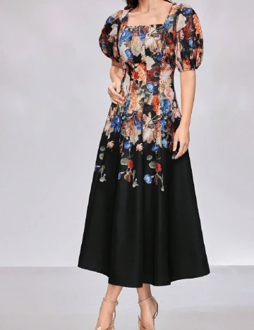 Rochie medie SHEIN, negru Negru