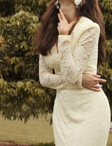 Rochie lunga Anewsta, galben