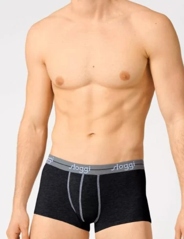 Set Boxeri 2 perechi Sloggi by Triumph, negru/gri Gri