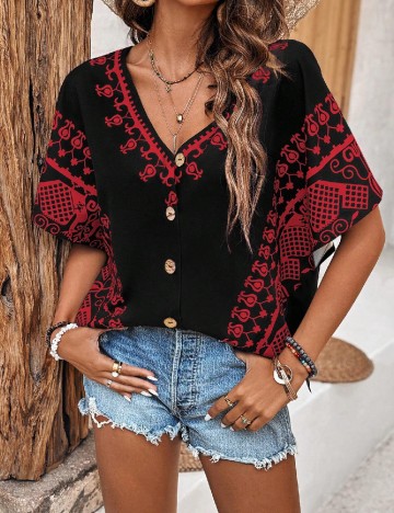 
						Camasa SHEIN, negru