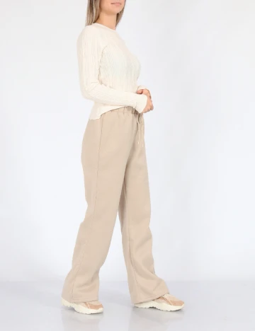 Pantaloni SHEIN, crem