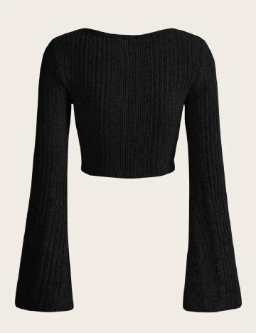 Top SHEIN CURVE, negru