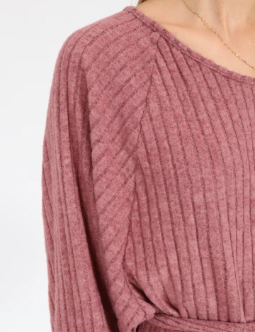 Rochie scurta SHEIN, roz pudra inchis