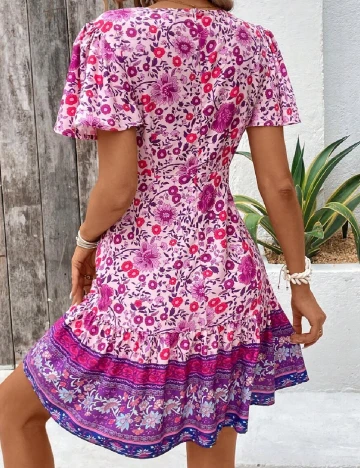 Rochie scurta SHEIN, roz