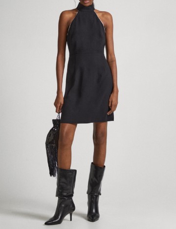 
						Rochie scurta Pepe Jeans, negru