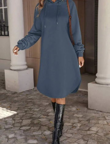 Rochie medie SHEIN, albastru