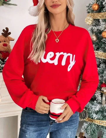 Bluza Emery Rose, rosu Rosu