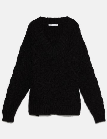 Pulover Zara, negru, S