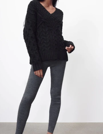Pulover Zara, negru, S