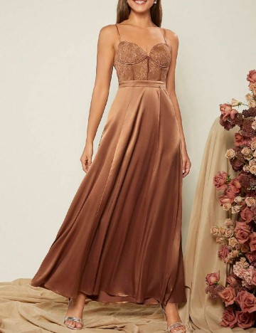 
						Rochie lunga SHEIN, maro