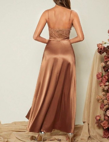 Rochie lunga SHEIN, maro