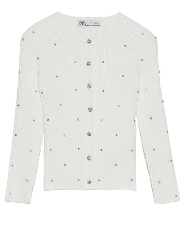 Bluza Zara, alb, M